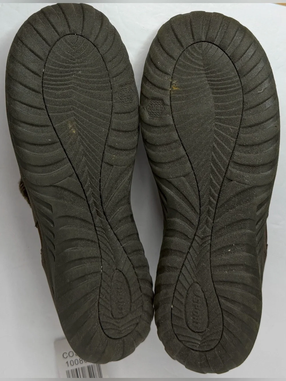 JSPORT Brown Slip On Comfort Shoes Memory Foam 7.5 NWT